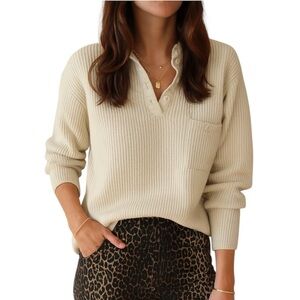 Vintage Silk & Rabbit Hair Blend Vintage Soft Cozy Chunky Sweater Size Large